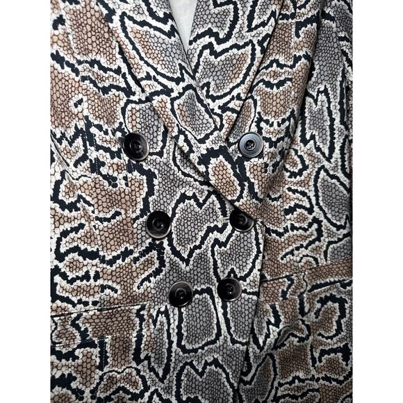 Cabi python double breasted blazer womens 6 career office business chic work - Picture 2 of 9